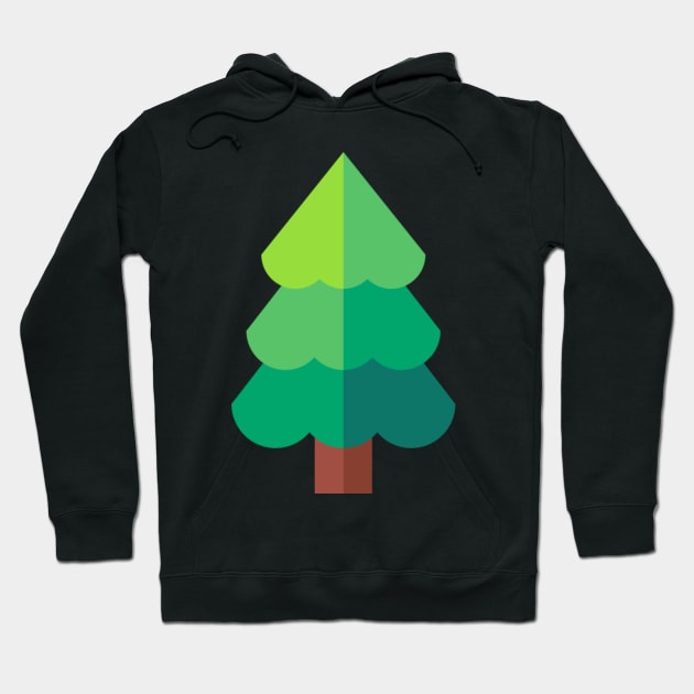 pine tree icon Hoodie by Lonneketk